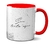 Caneca Casais Amor PB Personalizada Com 2 Fotos