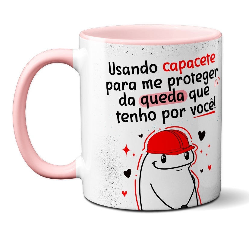 Caneca Flork meme/ Alça de coração / presente de aniversário / você já tem  30