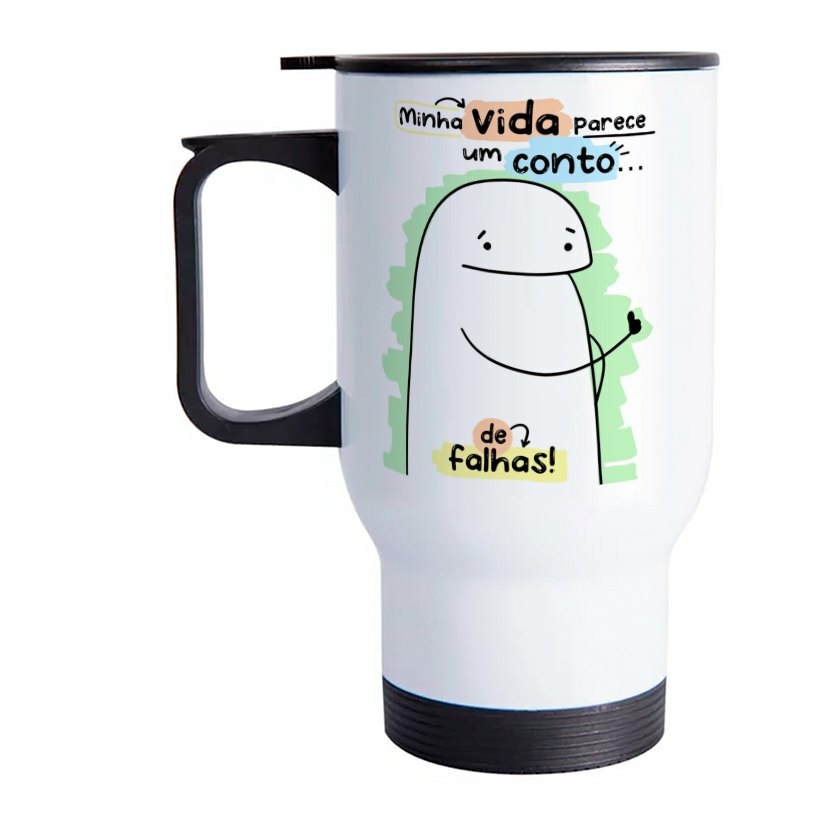 Caneca Meme Boneco Palito Flork Conto De Falhas - Carrefour