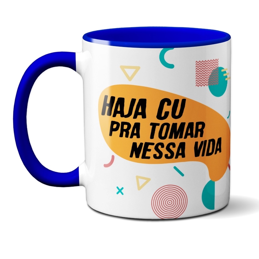 Caneca Haja Paciência - Vidro - Andressa Herrera - Camisetas e acessórios  divertidos