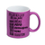 Caneca Glitter Roxo Personalizada 325 Ml