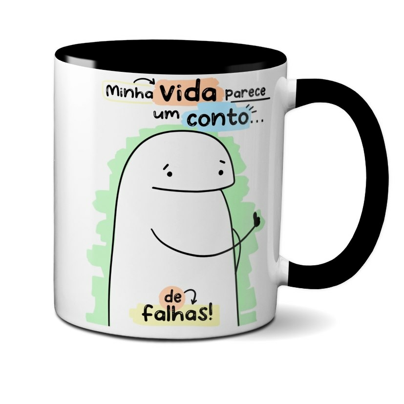 Caneca Meme Boneco Palito Flork Conto De Falhas - Carrefour