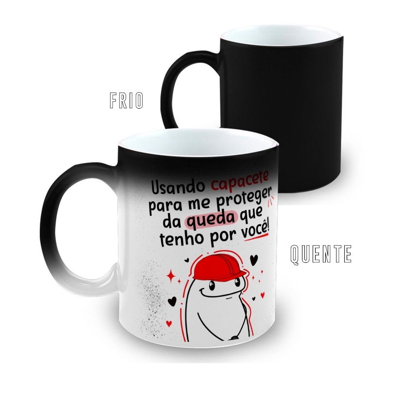 Caneca Flork meme/ Alça de coração / presente de aniversário / você já tem  30