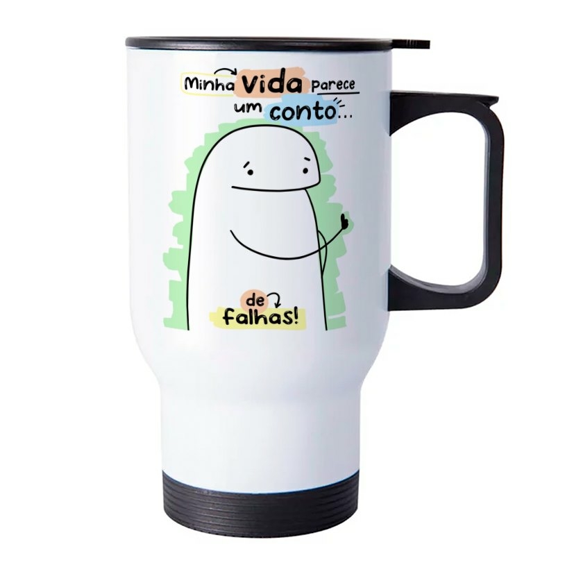 Caneca Meme Boneco Palito Flork Conto De Falhas - Carrefour