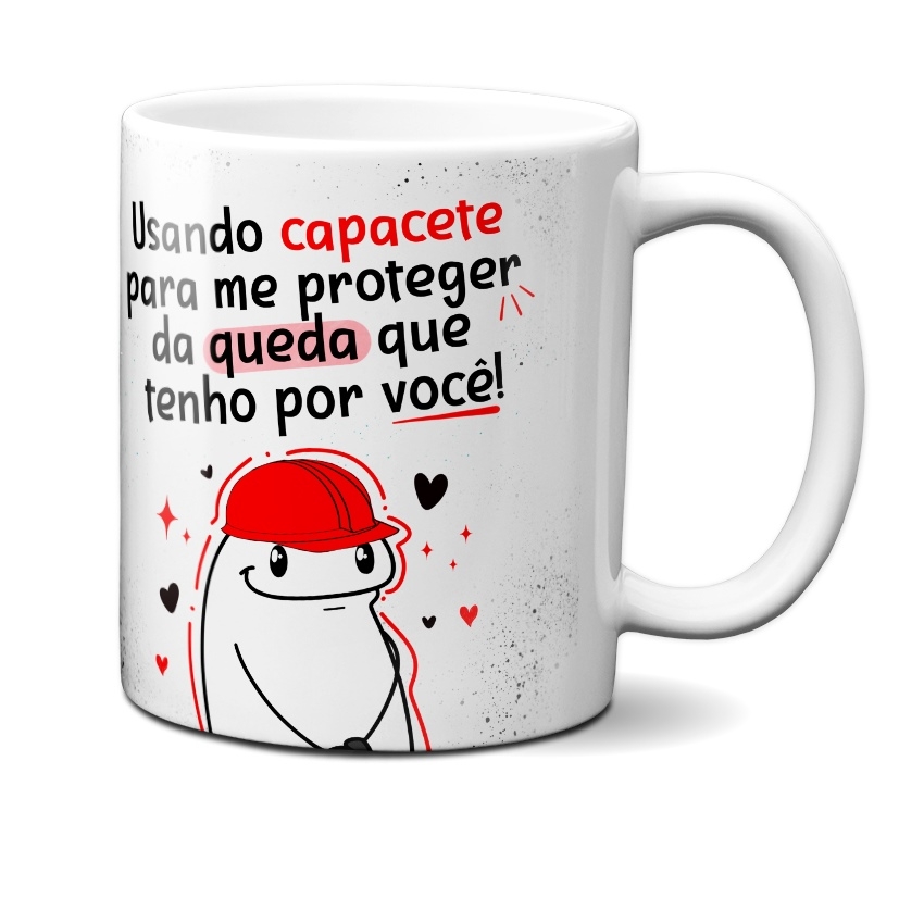 Caneca Flork meme/ Alça de coração / presente de aniversário / você já tem  30