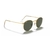 Anteojos De Sol Ray-Ban Round Metal Legend Gold G-15 Green en internet