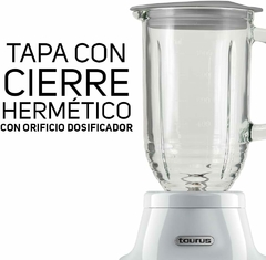 LICUADORA TAURUS 7 VEL 500W VASO DE VIDRIO GRANDEUR W-7 en internet