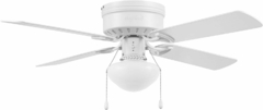 Ventilador de Techo Con Luz y 4 Aspas Reversibles | 42 Pulgadas (107 cm), - comprar en línea