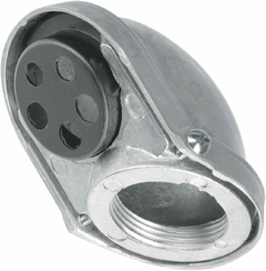 Mufa roscada 1-1/4" para tubo cuerpo de aluminio y base de ABS Volteck