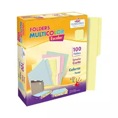 Folder Carta Crema Multicolor MAPASA