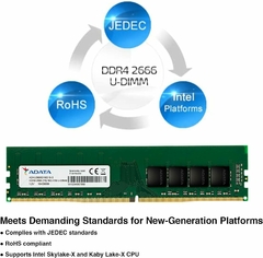 ADATA Memoria RAM UDIMM Premier 4GB DDR4 2666MHZ en internet