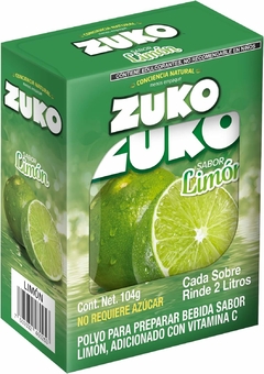 Zuko LIMON Blister de 8 sobres, cada uno rinde 2 litros