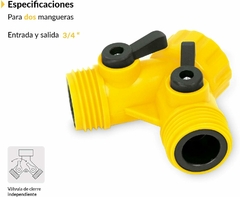 Conector ¨Y¨ 3/4" plastico PRETUL en internet