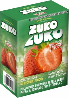 Zuko FRESA Blister de 8 sobres, cada uno rinde 2 litros
