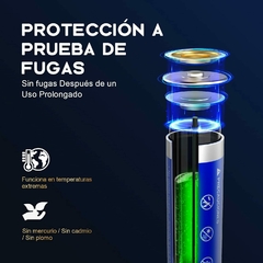 1 Hora Pilas AA alcalinas blister de 4 piezas - CM - Cancún | Entrega inmediata a domicilio y envíos a todo México