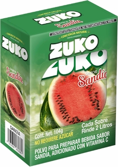 Zuko SANDIA Blister de 8 sobres, cada uno rinde 2 litros