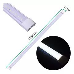 Regletas Tubo Led Con Conector Integrado 22w Color Blanco - comprar en línea