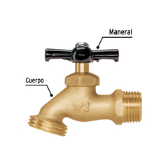 Llave de nariz para jardín, 1/2" en blister, Pretul en internet