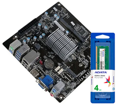 KIT MB ECS GLKD-I2 N4020 (PROCESADOR INTEGRADO) + 4GB MEMORIA RAM ADATA DDR4