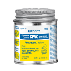 Cemento amarillo p/CPVC baja presión,Foset