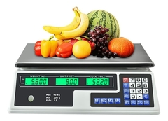 Bascula Digital Comercial de Alta Precisión para Alimentos Soporta Hasta 30kg