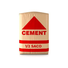 1/2 Saco de cemento gris (25kg) Cruz Azul en internet