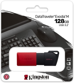 USB 128GB/3.2 KINGSTON DATATRAVELER EXODIA en internet
