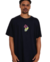 Camiseta Regular Estampada - Lighter Preto - comprar online