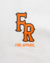 Camiseta Básica Fire FR Logo Laranja na internet