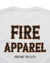 Camiseta Básica Fire FR Logo Laranja - zer0 x