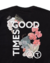 Camiseta Básica Orquídea Good Times (Preta) na internet