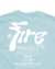 Camiseta Básica Fire Express Your Art (Azul Turquesa) na internet