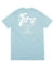 Camiseta Básica Fire Express Your Art (Azul Turquesa) - comprar online