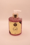 ÁLCOOL GEL 70% HIDRATANTE COM GLITER ROSE 330GR