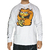 Camiseta Throne Manga Longa Gato Garfield Manekineko