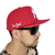 Boné Joker Snapback Aba Reta New York Vermelho JOK-186 - comprar online