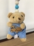 Móbile Musical Para Berço Urso Brinquedo Azul Claro na internet