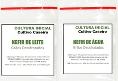 KEFIR DE LEITE + KEFIR DE ÁGUA - Frete Grátis na internet