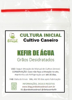 KEFIR DE ÁGUA – Grãos Originais - FRETE GRÁTIS - comprar online