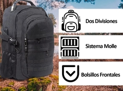 Mochila Escolar, Deportiva, Urbana, Camping, Táctica, C/USB - tienda online