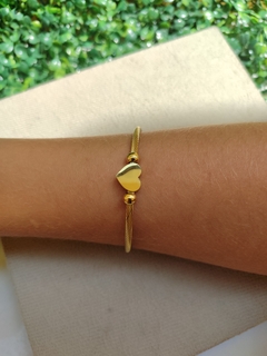 Bracelete Maleavel em Aço inoxidavel dourado - loja online