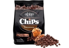 Chocolate en Chips Para Hornear Alpino X 1kg | Semi Amargo | - Lodiser -
