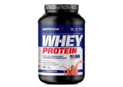 Proteina De Suero Whey Protein 2 Lb Premium sabor FRUTILLA - Mervick -