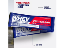 Barra Proteica Protein Bar Premium x 65g sabor CHOCOLATE - Mervick - en internet