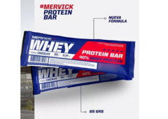 Barra Proteica Protein Bar Premium x 65g sabor BANANA CON CHOCOLATE - Mervick - - EL PORTUGUES