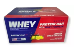 Barras Proteicas Por Caja (12u) Protein Bar Premium sabor LIMON - Mervick -