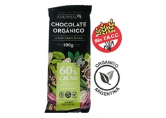Chocolate Amargo Organico 60% Cacao - Colonial -