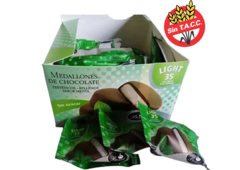 24 Medallones De Chocolate SABOR MENTA Sin Tacc Y Sin Azucar - Benot -