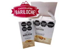 Chocolate Blanco con Almendras Caja 10 Tabletas x 100g Premium - BARILOCHE -