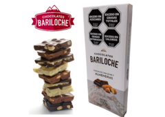 Chocolate Leche con Almendras Caja 10 Tabletas x 100g Premium - BARILOCHE - - comprar online